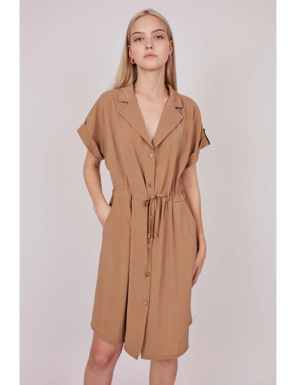 imagem de Vestido Senhora Camel1