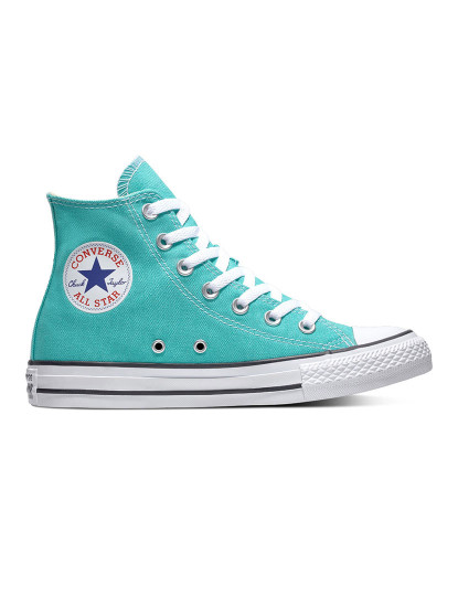 all star azul turquesa cano alto