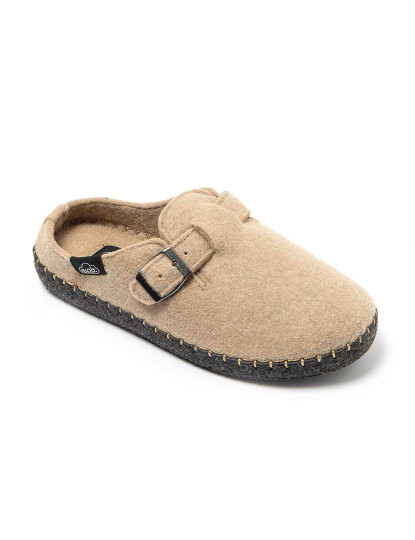 imagem de Pantufas Unisexo Zueco Belt Beige3