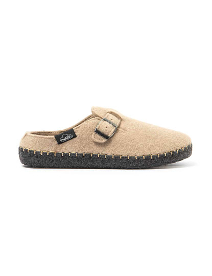 imagem de Pantufas Unisexo Zueco Belt Beige1