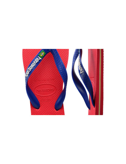 imagem de Havaianas Brasil Logo Unisexo Vermelho Ruby5