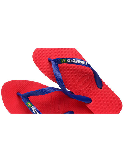 imagem de Havaianas Brasil Logo Unisexo Vermelho Ruby4