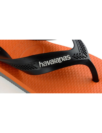 imagem de Havaianas Kids Max Cinza/Laranja 6