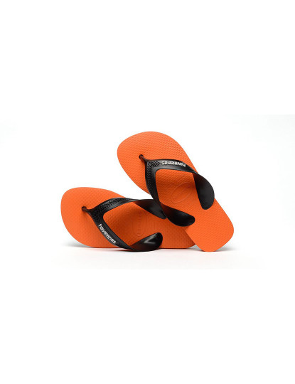 imagem de Havaianas Kids Max Cinza/Laranja 4