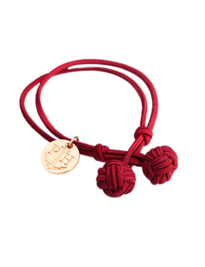 imagem de Pulseira Senhora Knots Vermelho e Dourado L1