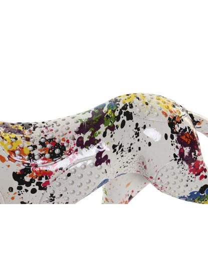 imagem de Figura Resina Leopardo Multicor3