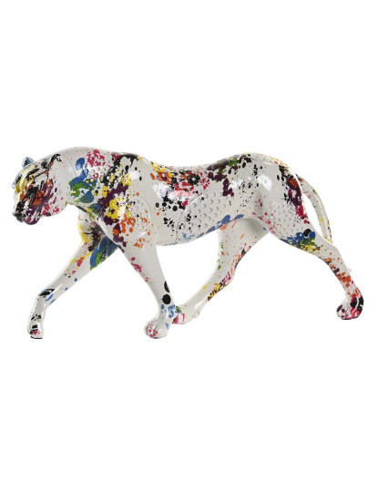 imagem de Figura Resina Leopardo Multicor1