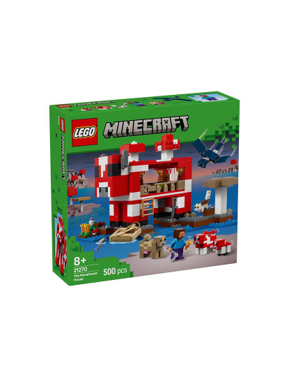 imagem de Lego Minecraft Casa Mooshroom2