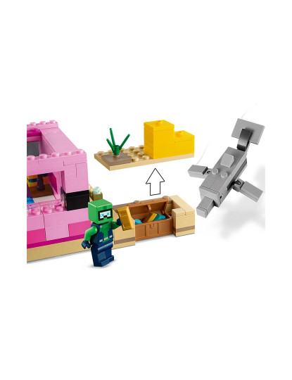 imagem de Lego Minecraft De Axolotl6