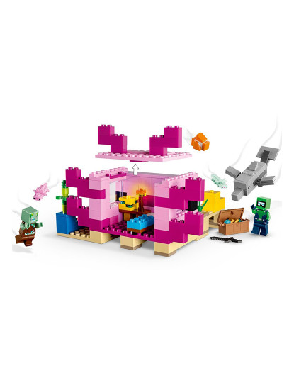 imagem de Lego Minecraft De Axolotl5