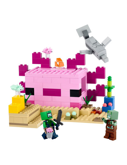 imagem de Lego Minecraft De Axolotl3