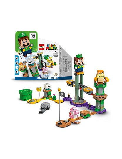 imagem de Lego Super Mario Com Luigi1