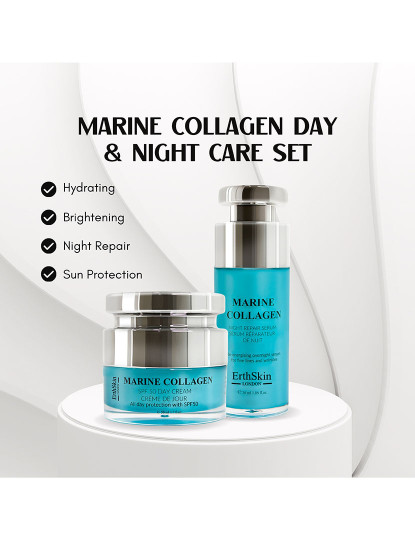 imagem de Creme de dia Marine Collagen SPF50 50ml + Marine Collagen Night Repair sérum 30ml1