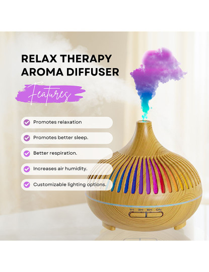 imagem de Difusor de aroma para terapia relaxante3