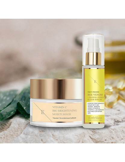 imagem de Hidratante Bio Brightening Vitamina C 50ml + Veneno de Abelha + Soro Elixir de Mel Manuka 60ml2