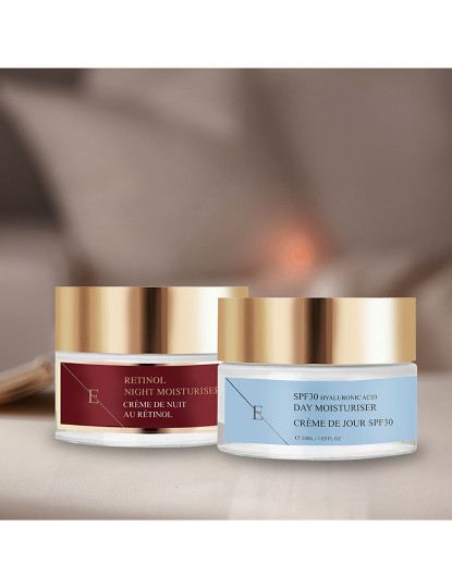 imagem de Hidratante Noturno Retinol 50ml + Creme Dia Ácido Hialurônico FPS 30 50ml2