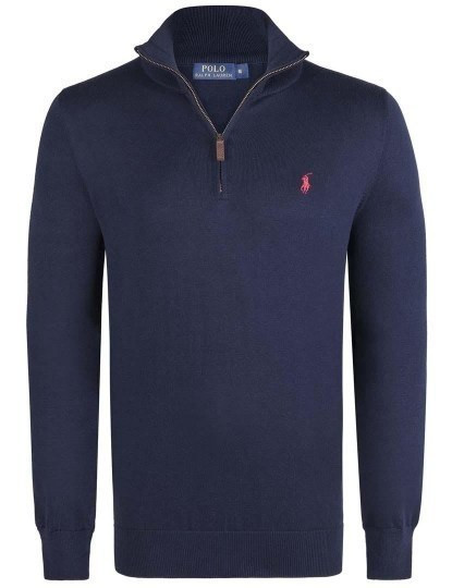 imagem de Pullover Fecho Zip Ralph Lauren Homem Azul Marinho1