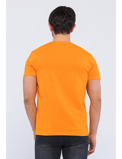 imagem de T-Shirt Homem Laranja4