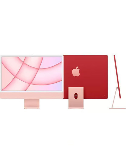 imagem de Apple iMac (Retina 4.5K, 24 2021, 2 TBT3 + 2 USB-C, M1) Pink Grau A+3