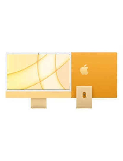 imagem de Apple iMac (Retina 4.5K, 24 2021, 2 TBT3 + 2 USB-C, M1) Yellow Grau A+3