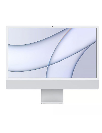 imagem de Apple iMac (Retina 4.5K, 24 2021, 2 TBT3, M1) Silver Grau A1