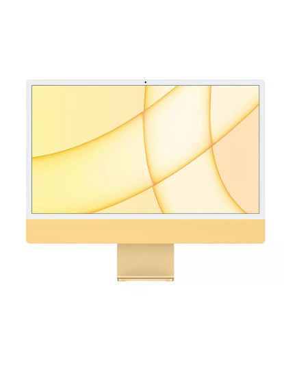 imagem de Apple iMac (Retina 4.5K, 24 2021, 2 TBT3 + 2 USB-C, M1) Yellow Grau A+1