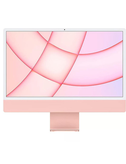 imagem de Apple iMac (Retina 4.5K, 24 2021, 2 TBT3 + 2 USB-C, M1) Pink Grau A+1