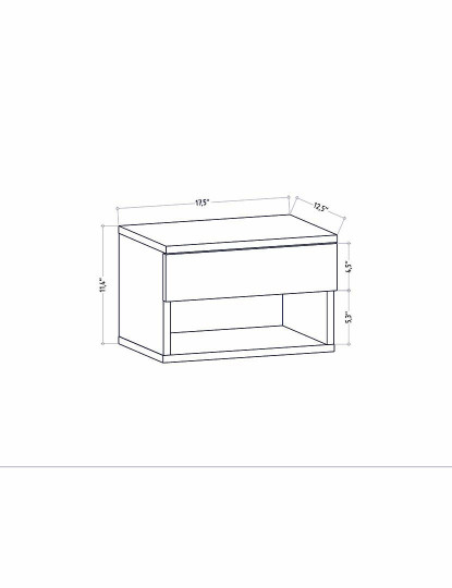 imagem de Mesa Cabeceira Jamot Branco6