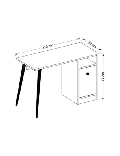 imagem de Mesa de Estudo Cannas Branco6