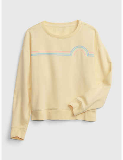 imagem de Sweatshirt Rapariga Amarelo1