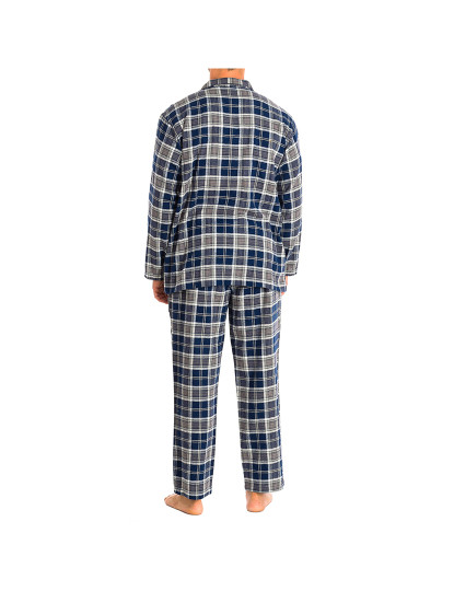 imagem de Pijama Manga Comprida Homem CheckeVermelho Marinho4