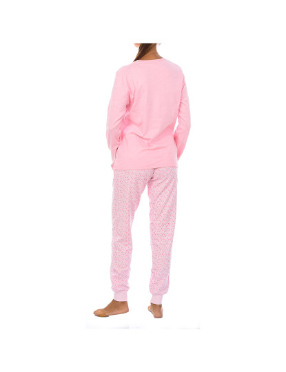 imagem de Pijama de Inverno Senhora Stars & Moon Rosa - Estampado3