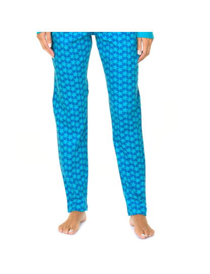 imagem de Pijama De Inverno 3 Stars Senhora Verde Água E Azul4