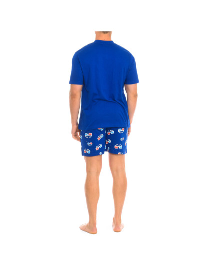 imagem de Pijama de manga curta de Homem Azul4