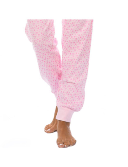 imagem de Pijama de Inverno Senhora Stars & Moon Rosa - Estampado4