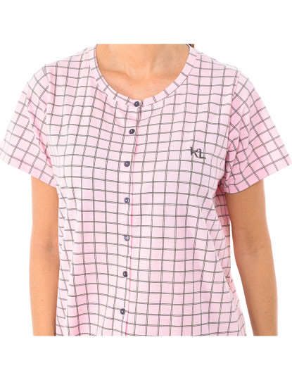 imagem de T-Shirt senhora Rosa cinza2