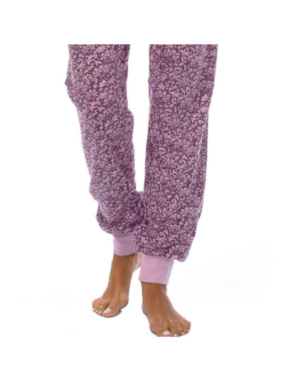 imagem de Pijama de Inverno Senhora Feel Like Malva - Estampado4