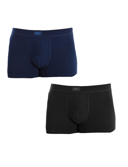 imagem de Pack 2 Boxers Homem Preto e Azul1