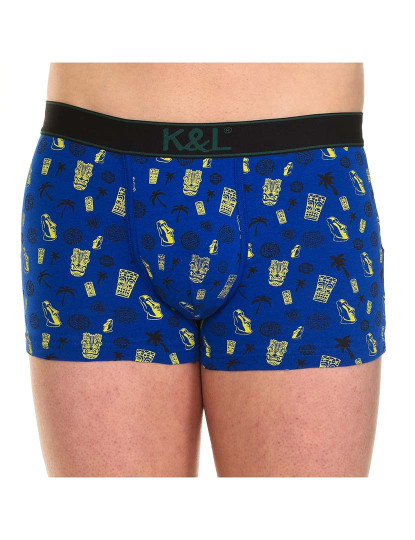 imagem de Pack 3 Funny Boxers Homem Cinza E Azul E Preto 11