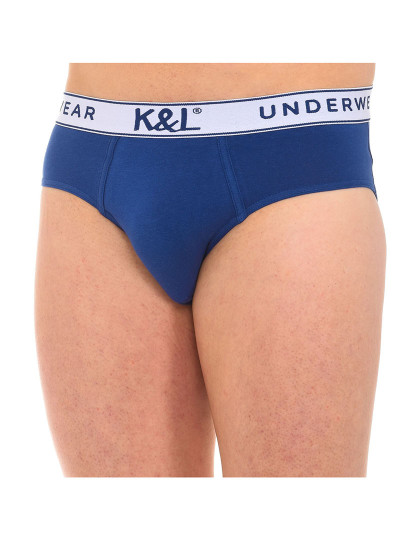 imagem de  Pack 3 Cuecas Homem Azul E Cinza E Preto9