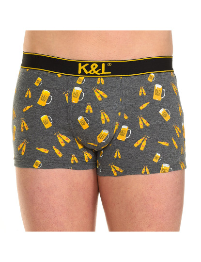 imagem de Pack 3 Funny Boxers Homem Cinza E Azul E Preto 9