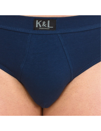 imagem de Pack-2 Basic Briefs Homem Riscas Verdes Azul 7