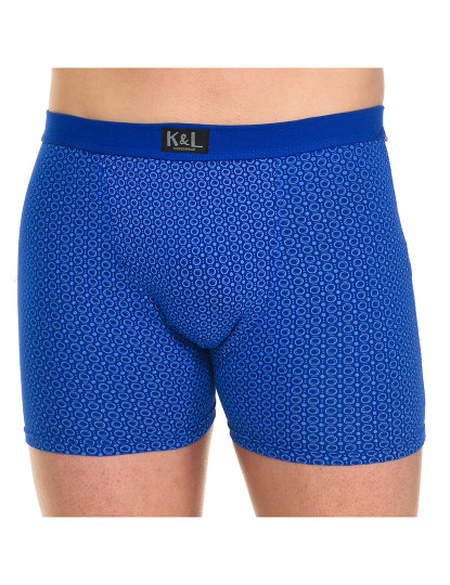 imagem de Pack-2 Basic Boxers Homem Círculos Azul 10