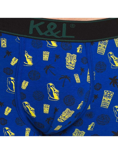 imagem de Pack 2 Funny Boxers Homem Estampa Azul 15