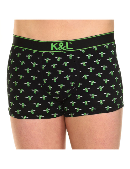 imagem de Pack 2 Funny Boxers Homem Preto Estampado13