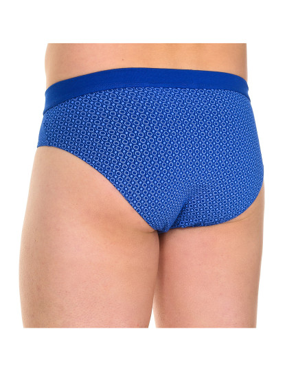 imagem de Pack-2 Briefs Básicos Homem Círculos Azul 5