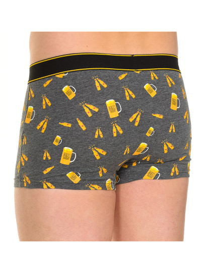 imagem de Pack 2 Funny Boxers Homem Padrão Cinza 14