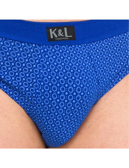 imagem de Pack-2 Briefs Básicos Homem Círculos Azul 6