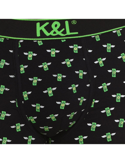 imagem de Pack 2 Funny Boxers Homem Preto Estampado16