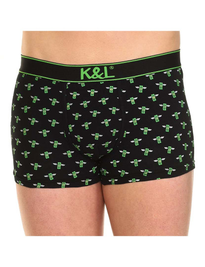 imagem de Pack 2 Funny Boxers Homem Preto Estampado11